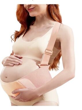 NWT Joyfubabe Pregnancy Support Maternity Belly Band and Straps upgraded large